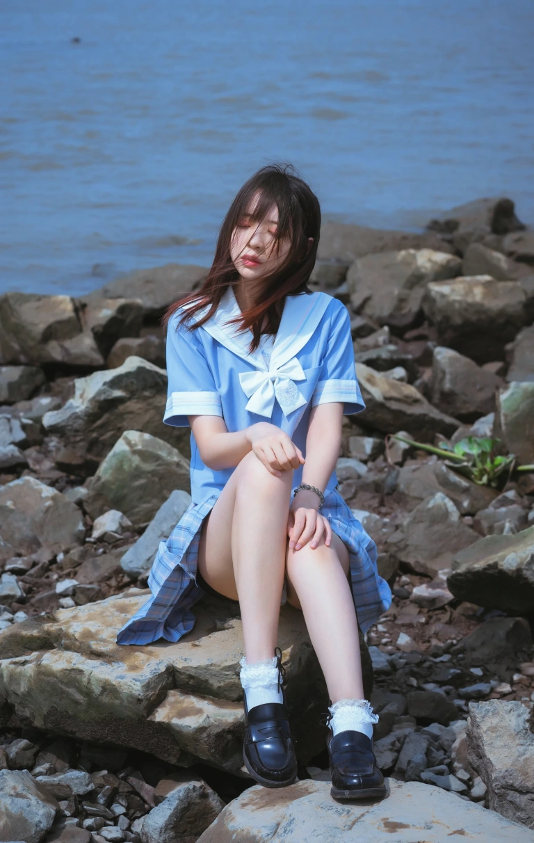 疯猫ss《一起去海鸥岛吧》主题写真：40张全套美图