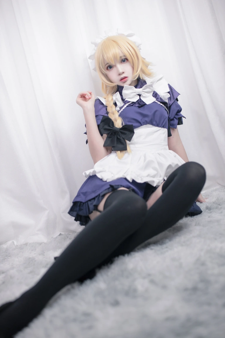 疯猫ss《贞德女仆》主题写真：20张全套美图