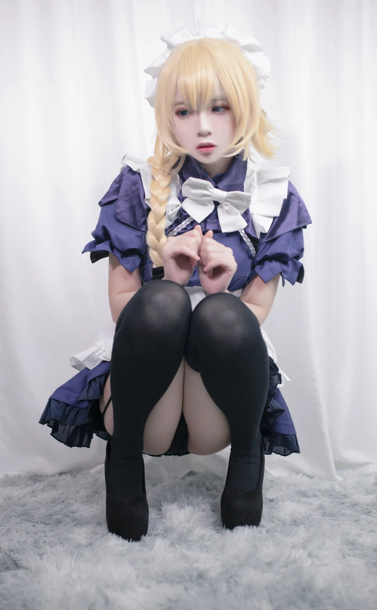 疯猫ss《贞德女仆》主题写真：20张全套美图