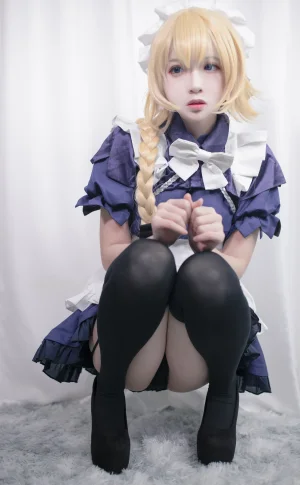 疯猫ss《贞德女仆》主题写真：20张全套美图