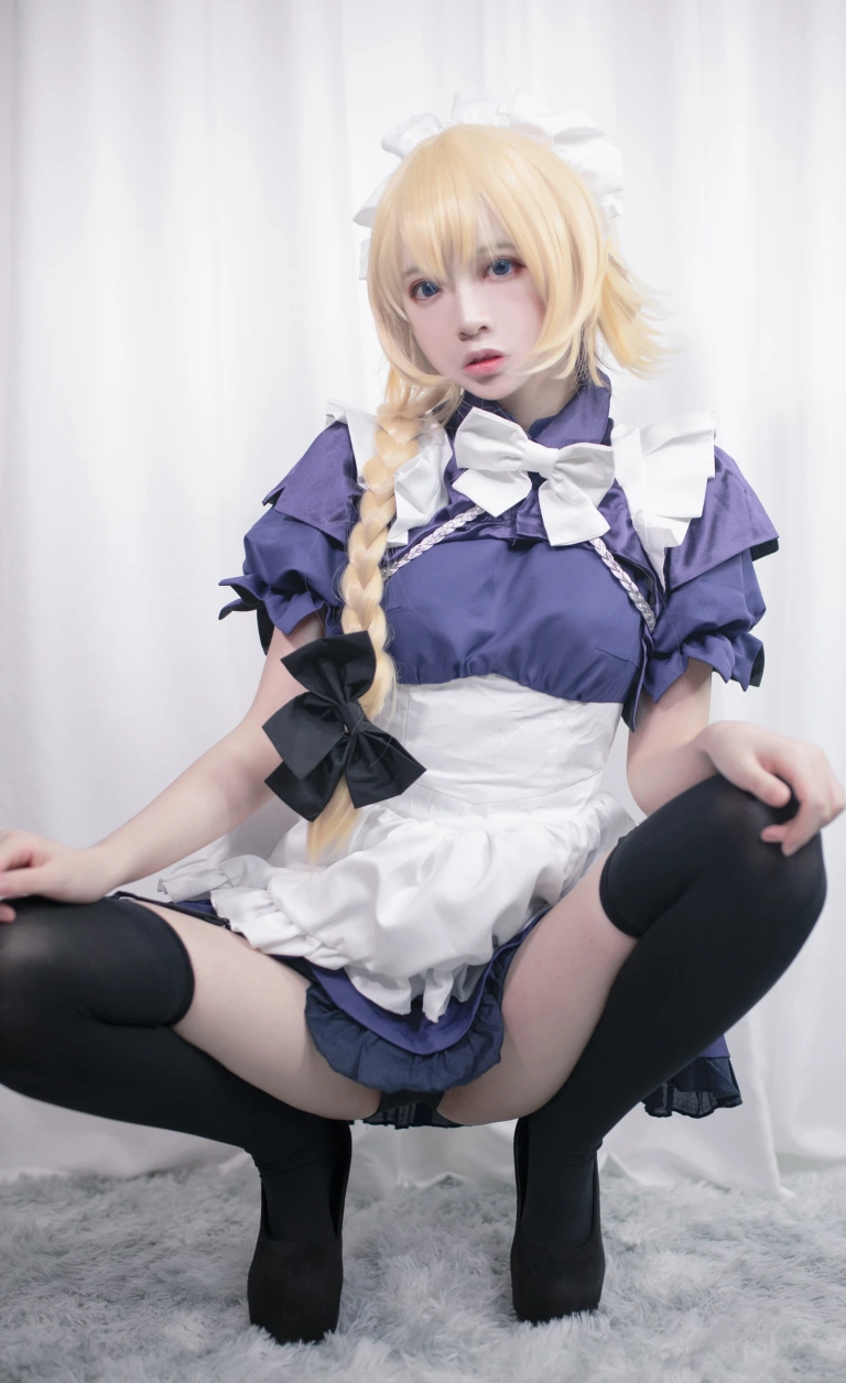 疯猫ss《贞德女仆》主题写真：20张全套美图
