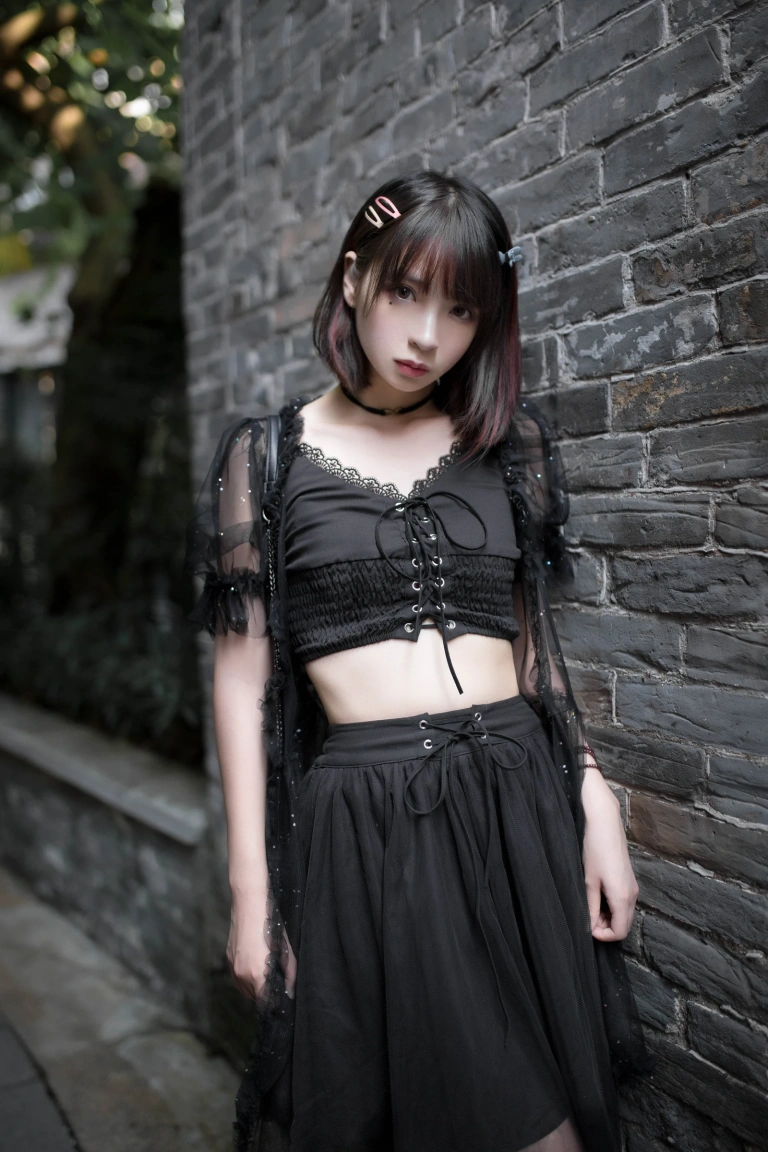 疯猫ss《街拍》主题写真：9张全套美图