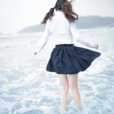 疯猫ss《眠海歌 海滩蓝色》主题写真：28张全套美图
