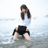 疯猫ss《眠海歌 海滩蓝色》主题写真：28张全套美图