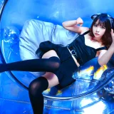 疯猫ss《魔女样双笙本 幻象蓝猫》主题写真：28张全套美图