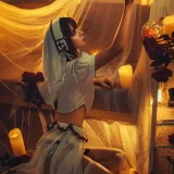 疯猫ss《魔女样双笙本 黄昏修女》主题写真：17张全套美图