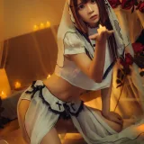 疯猫ss《魔女样双笙本 黄昏修女》主题写真：17张全套美图
