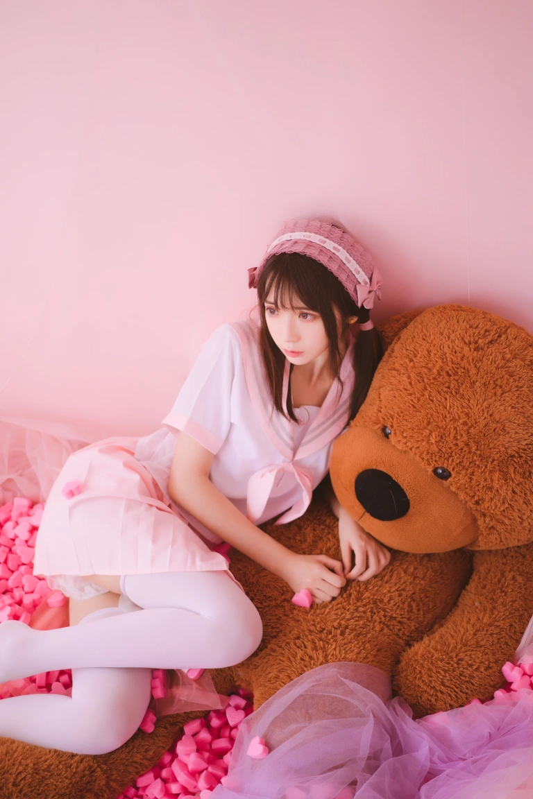 疯猫ss《丝袜狂想曲（粉）》主题写真：54张全套美图