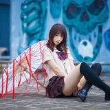 疯猫ss《丝袜狂想曲（伞）》主题写真：42张全套美图