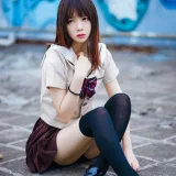 疯猫ss《丝袜狂想曲（伞）》主题写真：42张全套美图