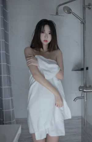 疯猫ss《思绪本 浴室》主题写真：30张全套美图