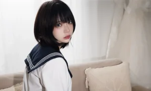 疯猫ss《病娇JK》主题写真：40张全套美图