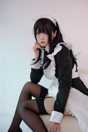 疯猫ss《女仆》主题写真：50张全套美图