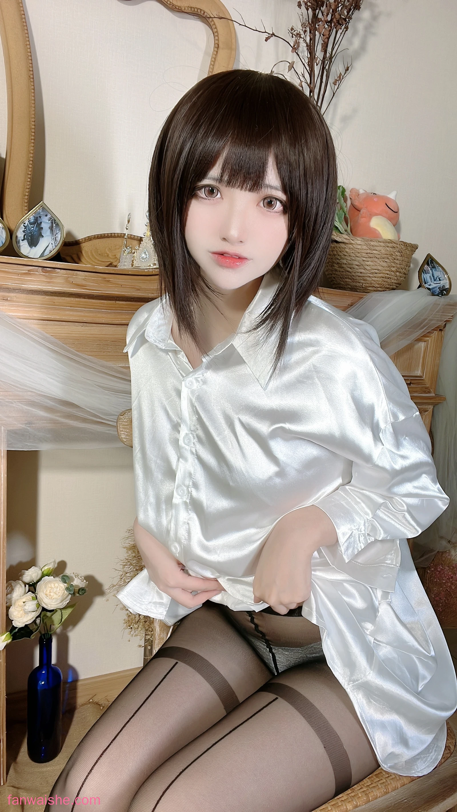 疯猫ss 疯猫ss NO.121 - 2022新春生日本03 白衬衫少女