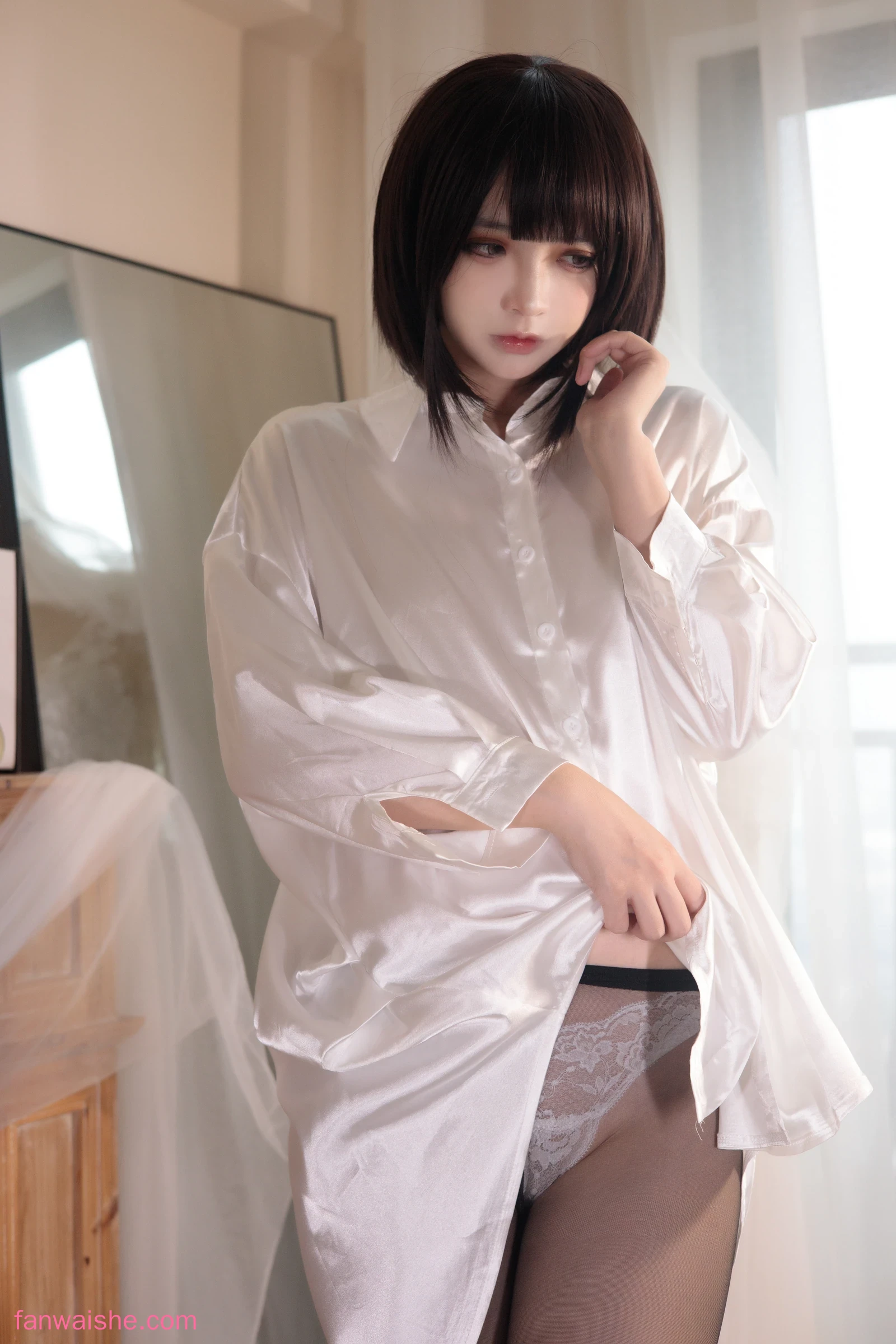 疯猫ss 疯猫ss NO.121 - 2022新春生日本03 白衬衫少女