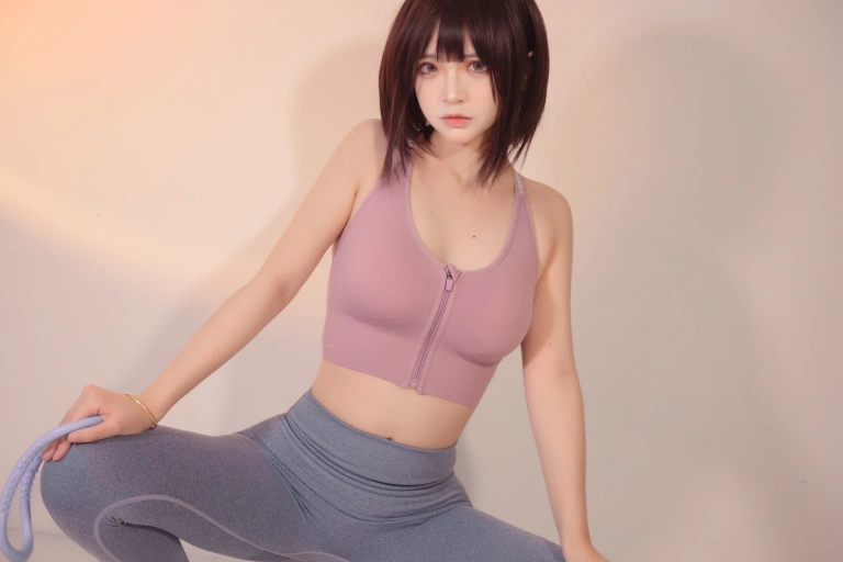 疯猫ss《白色情人节福袋 运动衣》主题写真：40张全套美图
