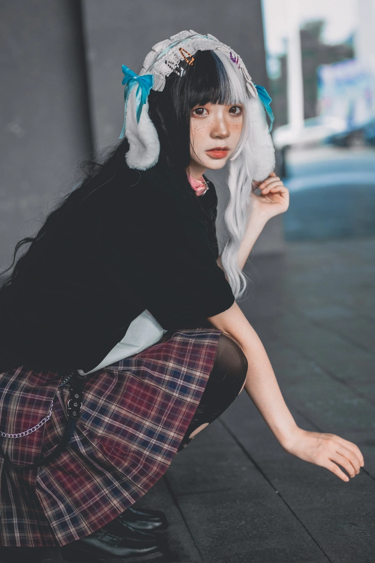 疯猫ss《雀斑少女》主题写真：12张全套美图