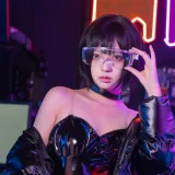 疯猫ss《赛博少女》主题写真：40张全套美图