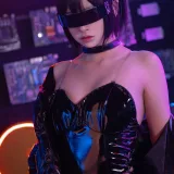 疯猫ss《赛博少女》主题写真：40张全套美图