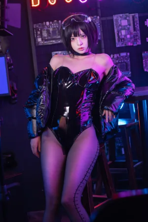 疯猫ss《赛博少女》主题写真：40张全套美图