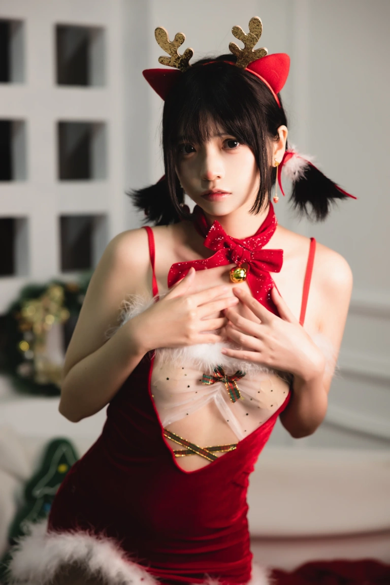 疯猫ss《2022圣诞快乐》主题写真：30张全套美图