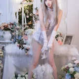 疯猫ss《珍藏版3 纯白绒绒兔》主题写真：40张全套美图，含2个视频