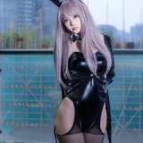 疯猫ss《珍藏版4 紫发礼服兔》主题写真：42张全套美图
