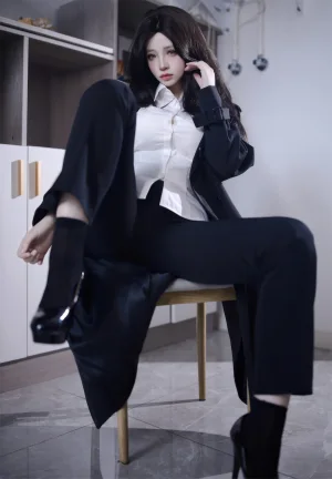 疯猫ss《少女衣橱 西装裤》主题写真：41张全套美图