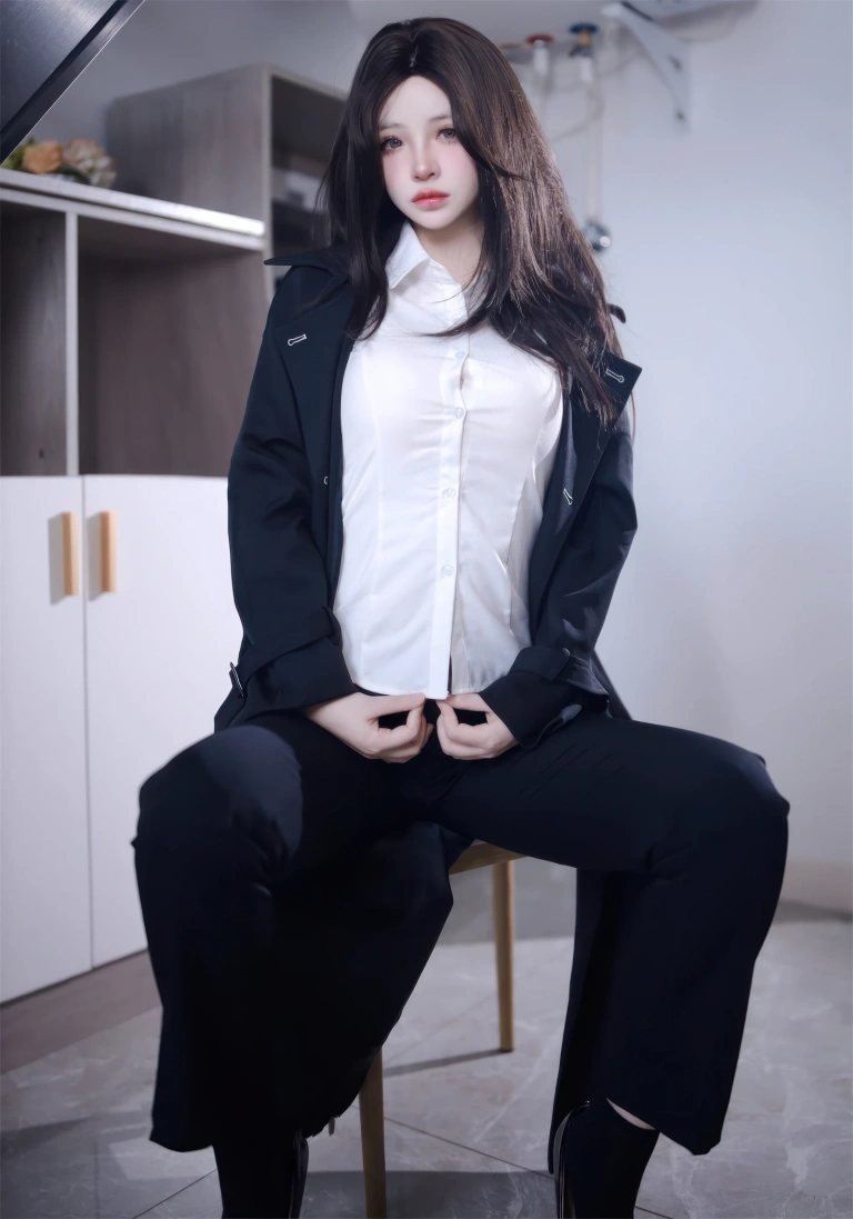 疯猫ss《少女衣橱 西装裤》主题写真：41张全套美图