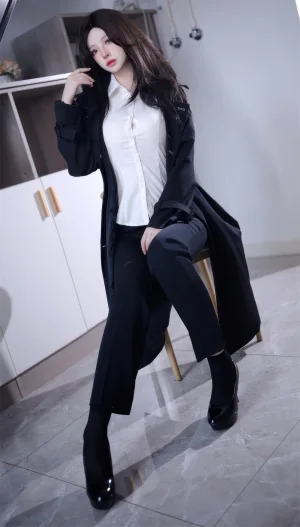 疯猫ss《少女衣橱 西装裤》主题写真：41张全套美图