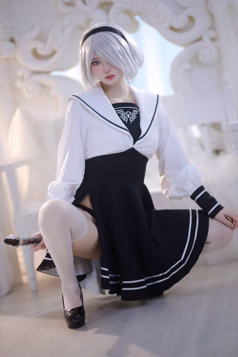 疯猫ss《2b》主题写真：53张全套美图