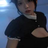 疯猫ss《黑色护士》主题写真：40张全套美图
