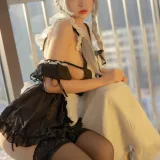 疯猫ss《夕女仆》主题写真：40张全套美图