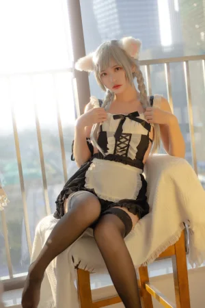疯猫ss《夕女仆》主题写真：40张全套美图