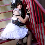 疯猫ss《红梯女仆》主题写真：40张全套美图