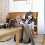 Tina很妖孽呀《捆绑jk》主题写真：111张全套美图，含2个视频