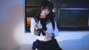 Tina很妖孽呀《不良JK》主题写真：58张全套美图