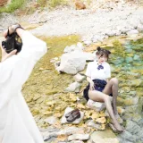 Tina很妖孽呀《小溪体操服死库水JK》主题写真：56张全套美图