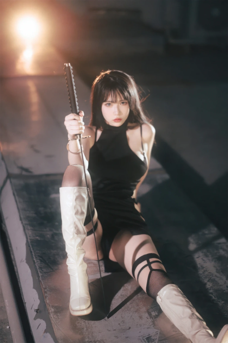 Tina很妖孽呀《战斗服旗袍》主题写真：32张全套美图