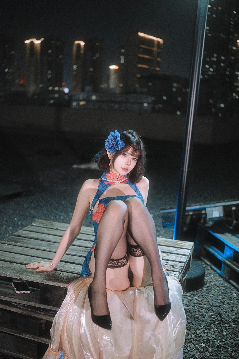 Tina很妖孽呀《碧蓝航线 建武旗袍》主题写真：39张全套美图