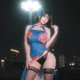 Tina很妖孽呀《碧蓝航线 建武旗袍》主题写真：39张全套美图