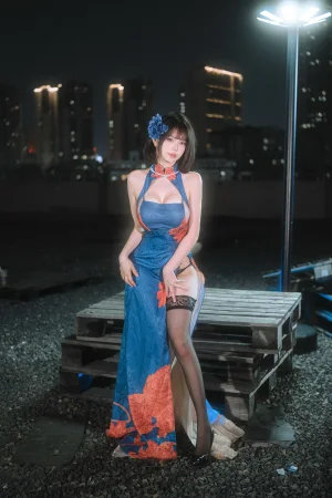 Tina很妖孽呀《碧蓝航线 建武旗袍》主题写真：39张全套美图