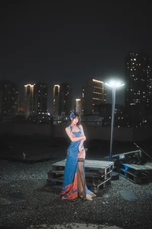 Tina很妖孽呀《碧蓝航线 建武旗袍》主题写真：39张全套美图