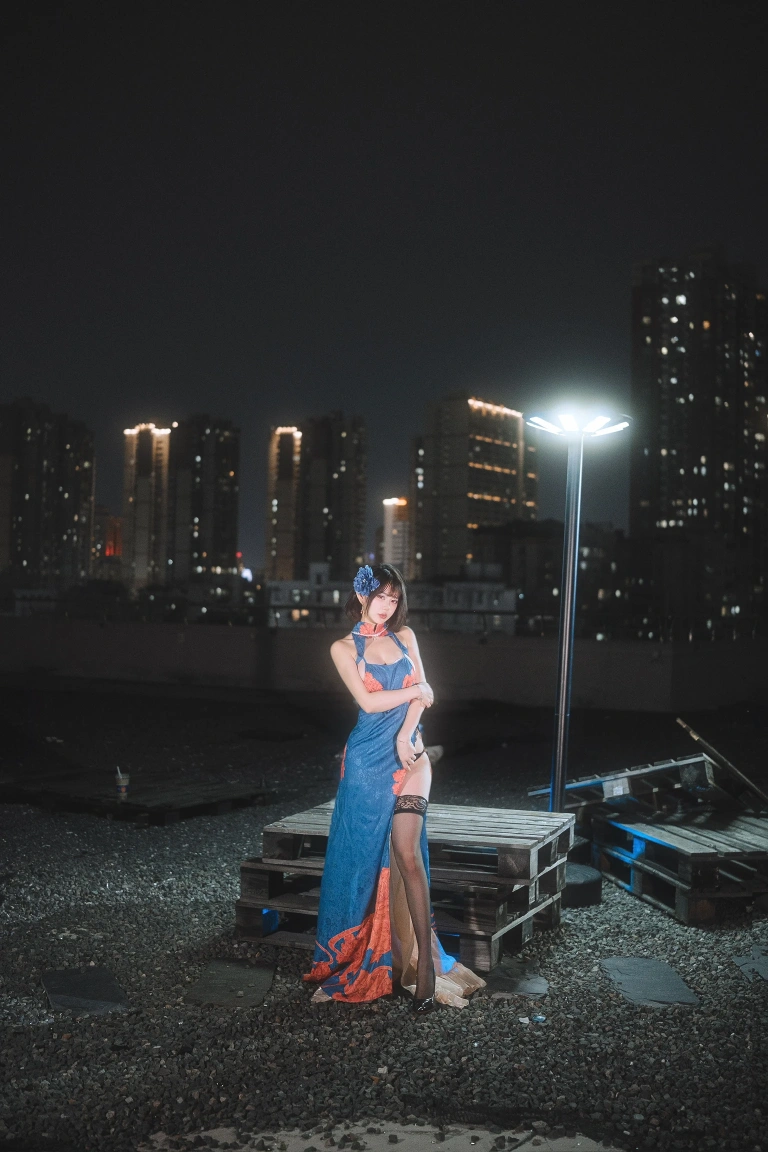 Tina很妖孽呀《碧蓝航线 建武旗袍》主题写真：39张全套美图