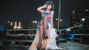 Tina很妖孽呀《碧蓝航线 建武旗袍》主题写真：39张全套美图