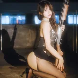 Tina很妖孽呀《夜色连衣裙》主题写真：37张全套美图