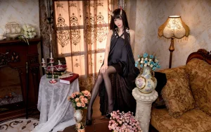 Tomoyo酱《碧蓝 能代礼服》主题写真：12张全套美图