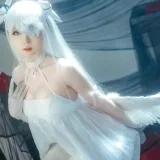 Tomoyo酱&焖焖碳《碧蓝航线 埃姆登 双黑白夜之主》主题写真：29张全套美图