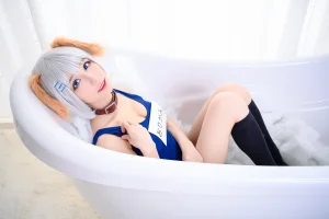 Tomoyo酱《鸢一折纸 死库水》主题写真：12张全套美图