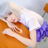 Tomoyo酱《鸢一折纸 校服》主题写真：12张全套美图